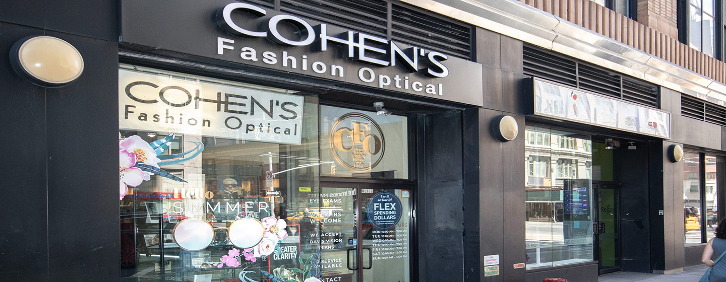 Cohens Fashion Optical Chelsea NY store exterior