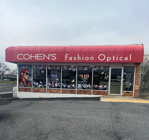 Cohens fashion optical in Lindenhurst store exterior